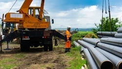 Трубы из аварийного запаса помогли отремонтировать водовод в Бешпагире